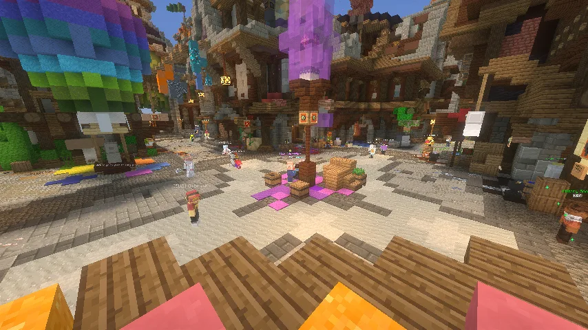 Wispy Shader, центр города.