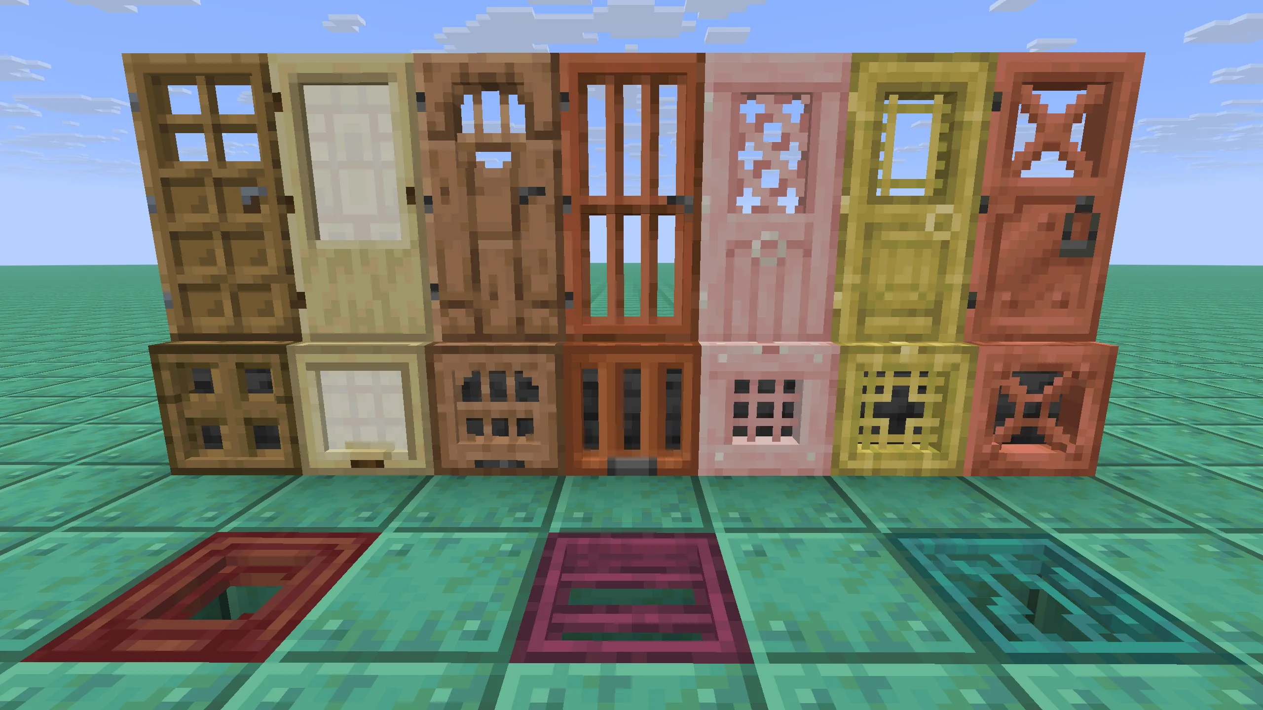 3D-модели дверей и люков в стиле проекта Fractures 3D.