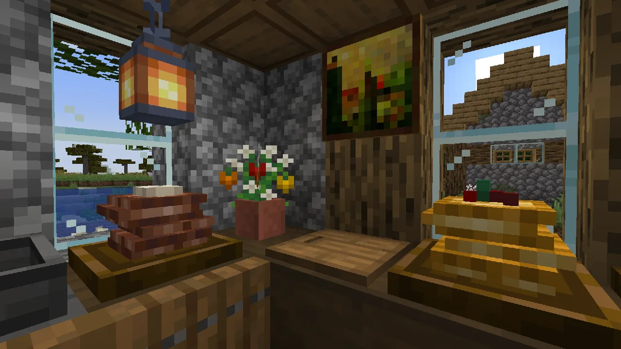 Стопка блинов из мода Rustic Delight на деревянном столе.