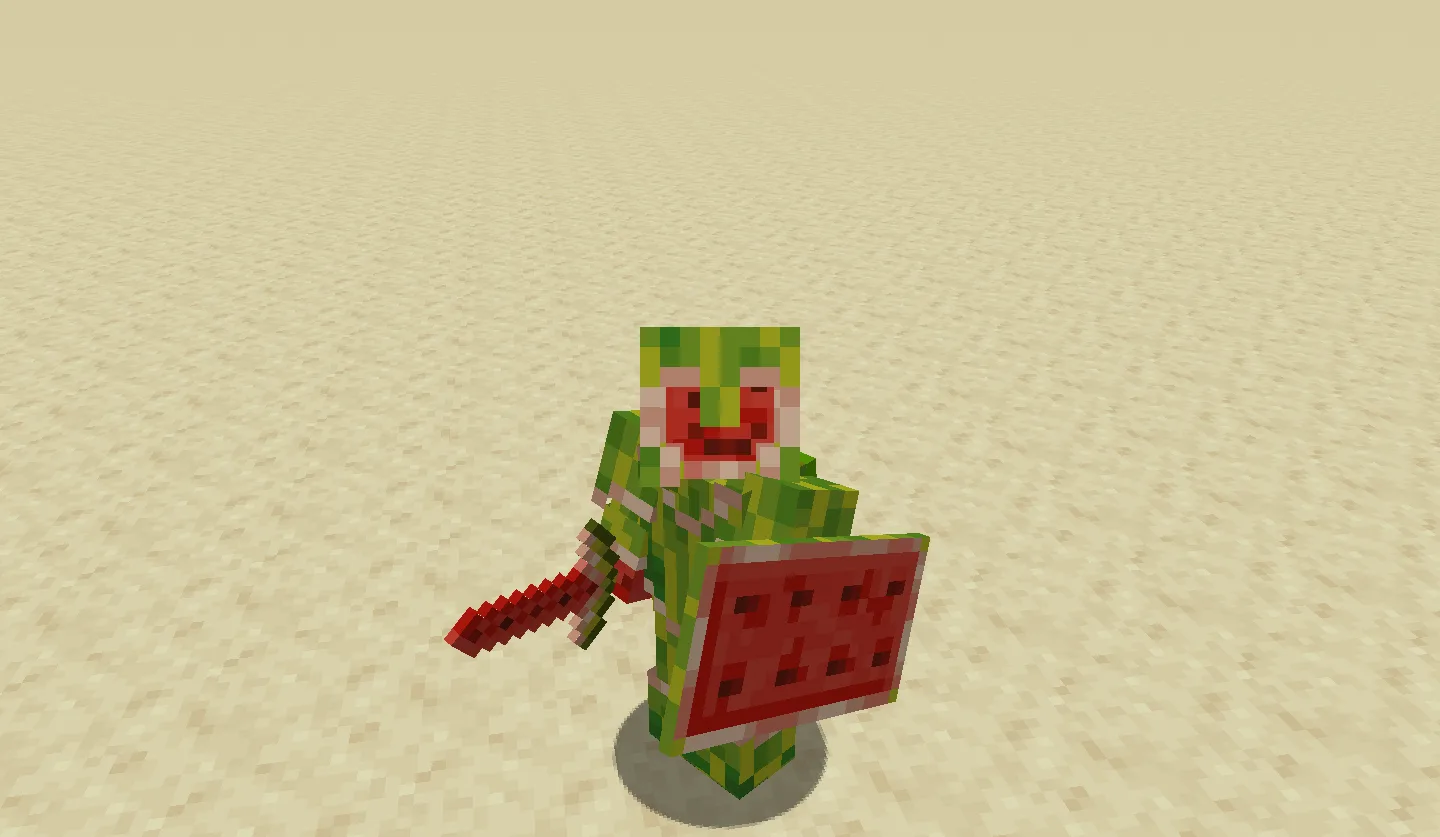 Незеритовая экипировка в ресурс-паке MelonPack