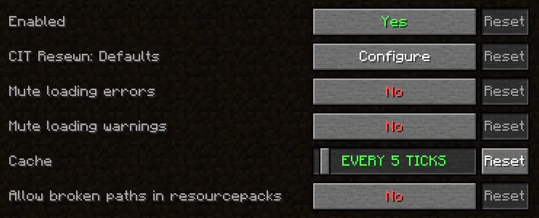 CIT Resewn Compatibilty