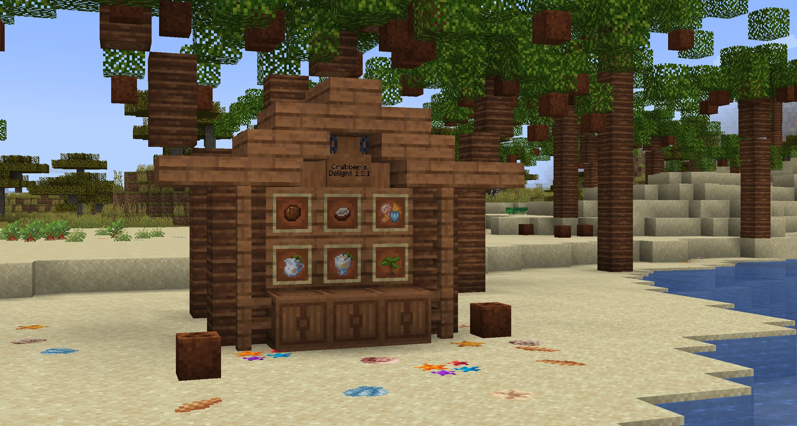 Скриншот модификации Crabber's Delight версии 1.2.1 для Minecraft.