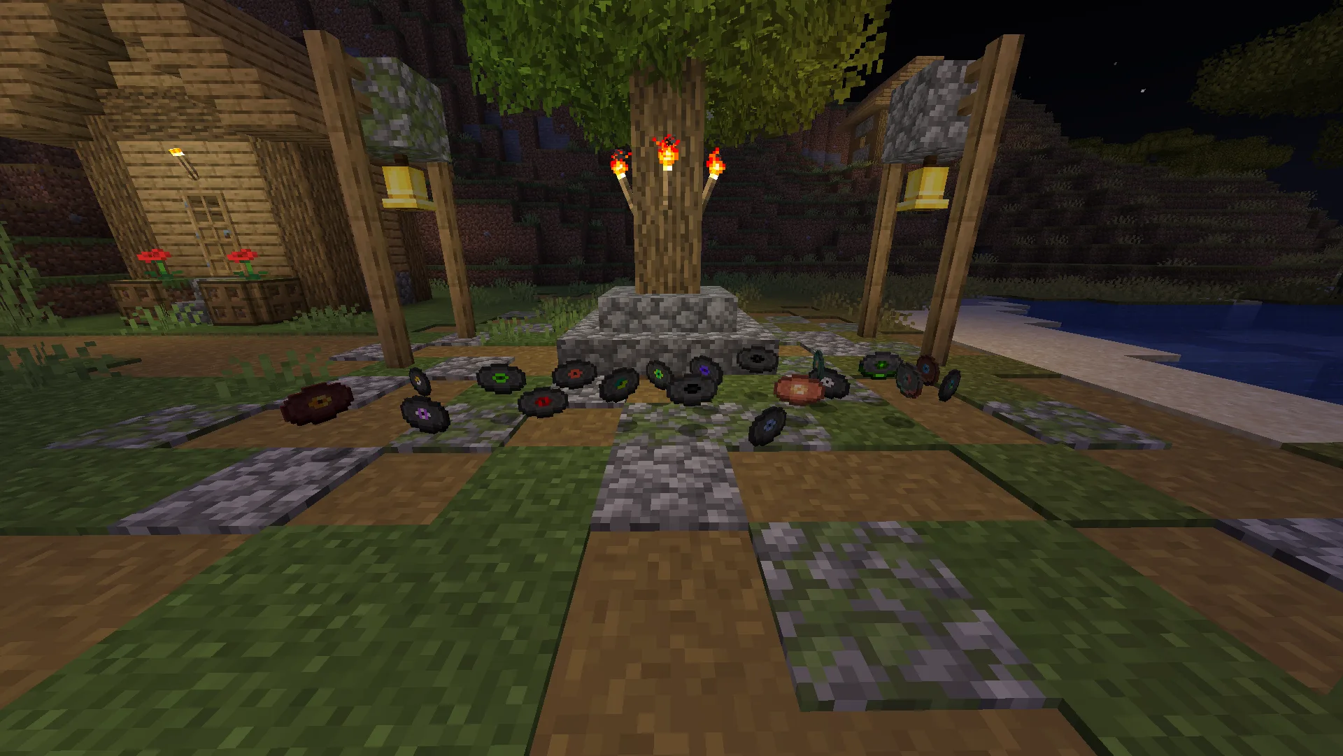 Демонстрация новых текстур пластинок в игре