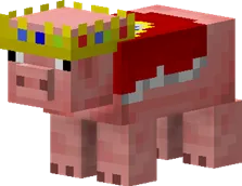 Седло на свинье с текстурой плаща Техноблейда