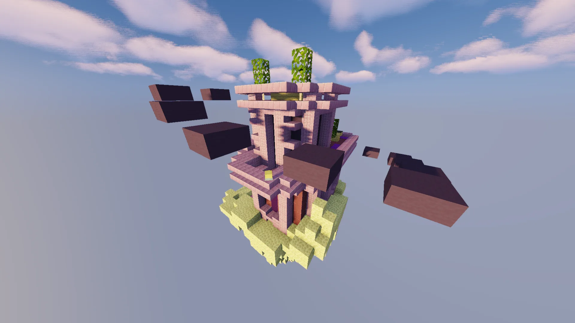 Остров спавна в демо-версии мода Limbo