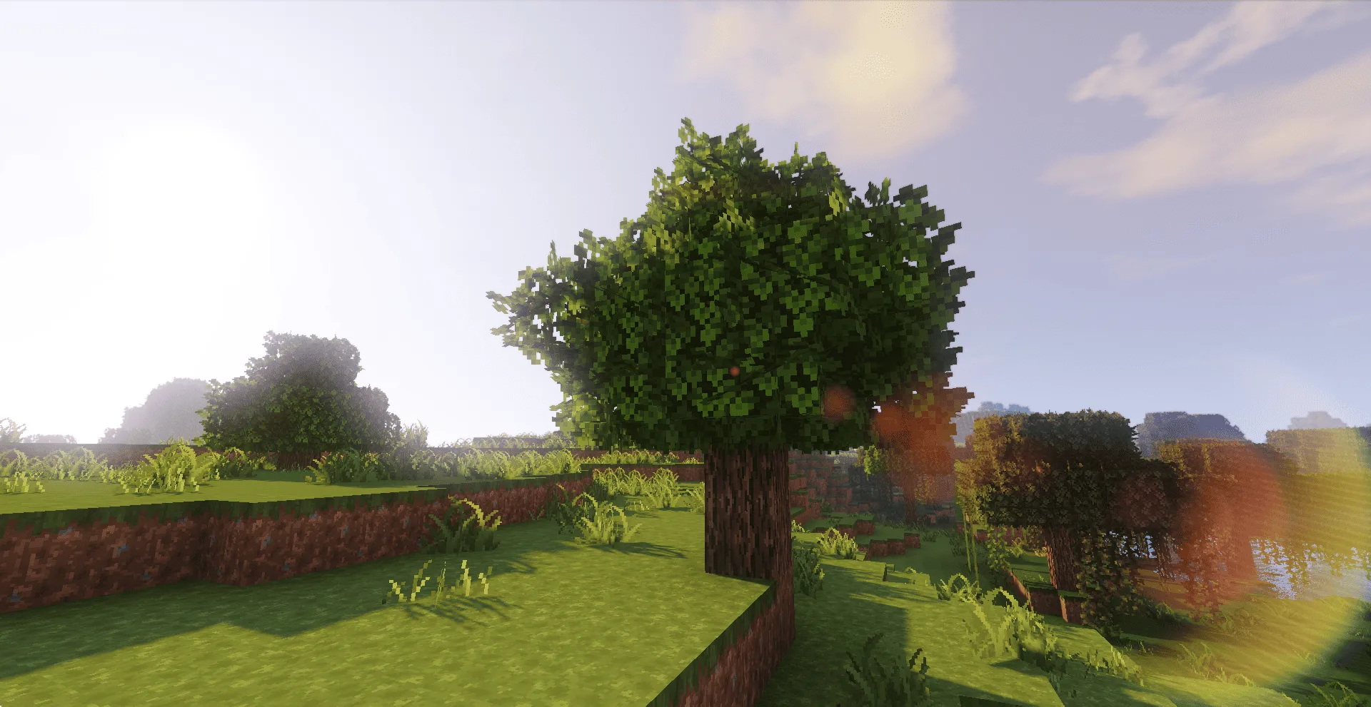 Дубовая листва в ресурс-паке JS Leaves+