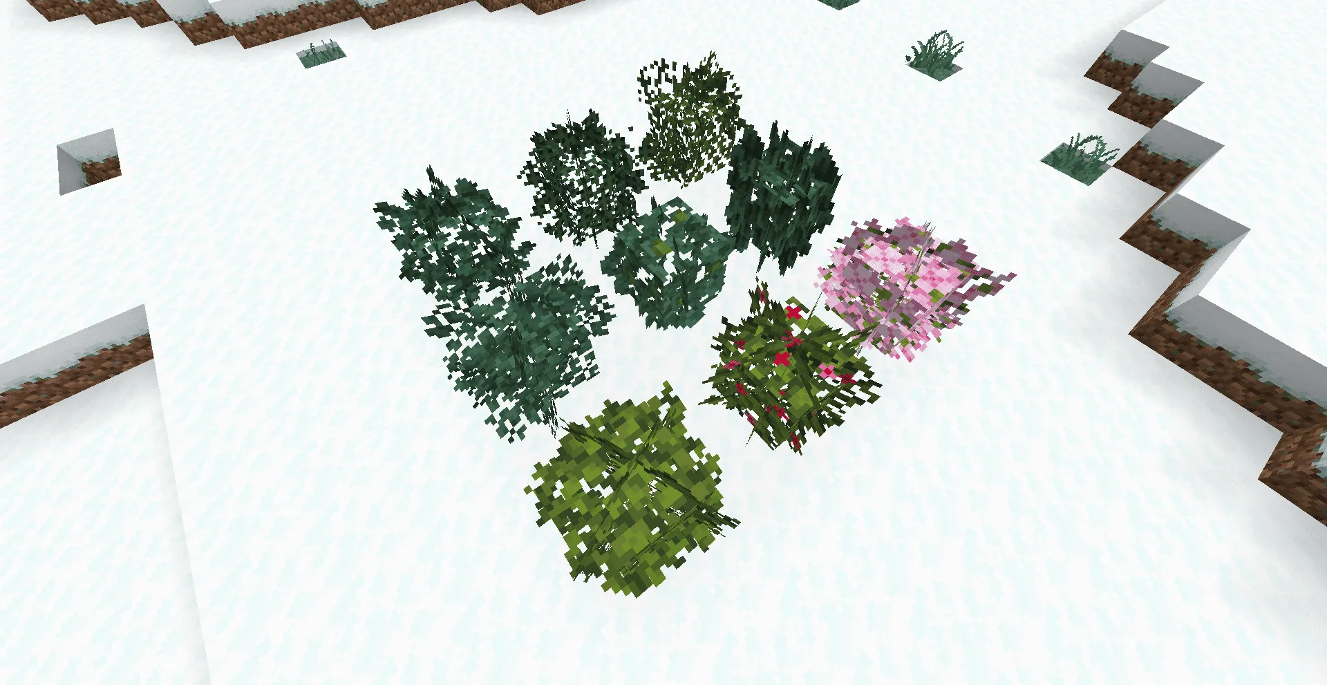 Листва в ресурс-паке JS Leaves+