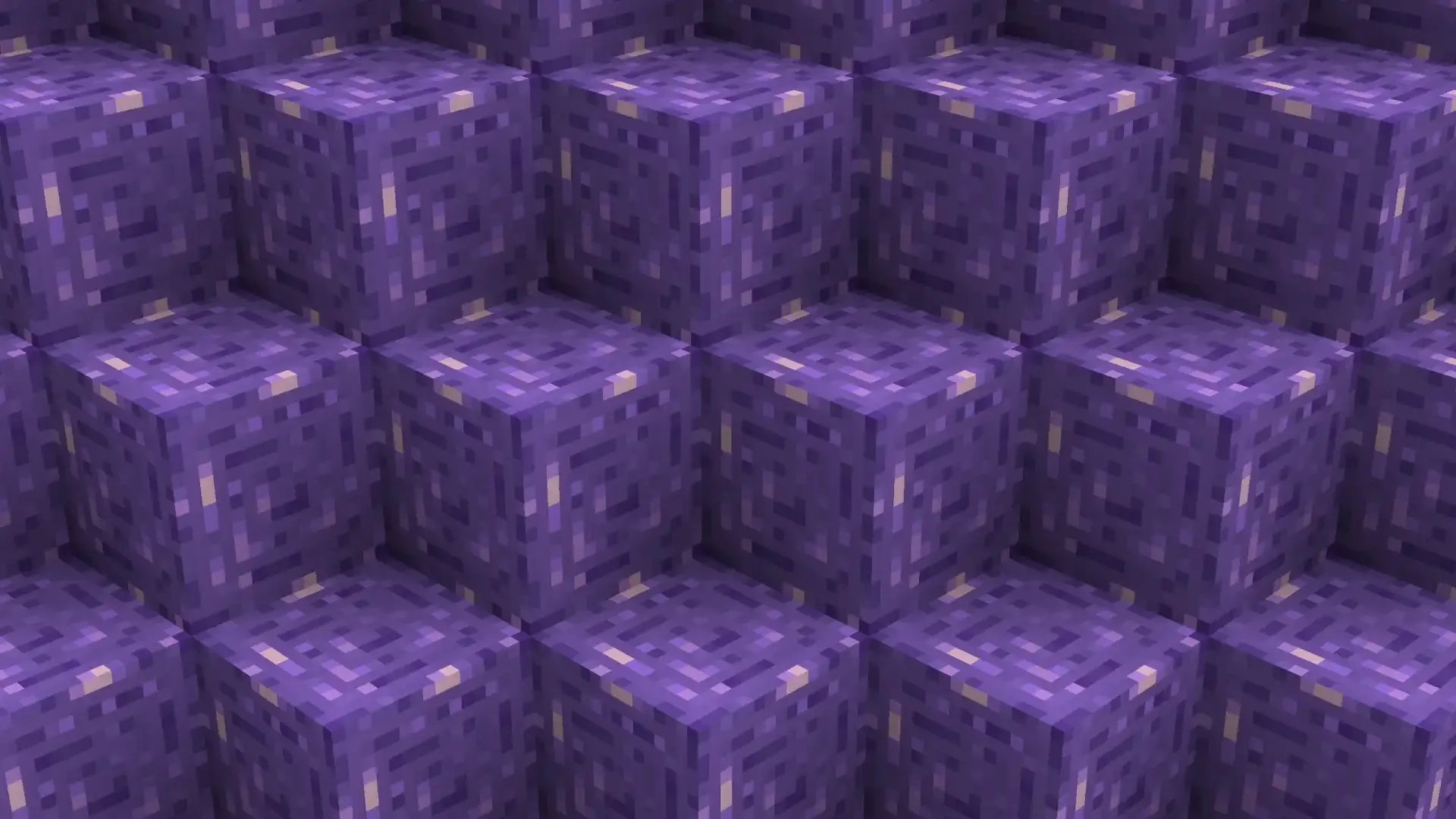 Вид блоков без включенного ресурс-пака