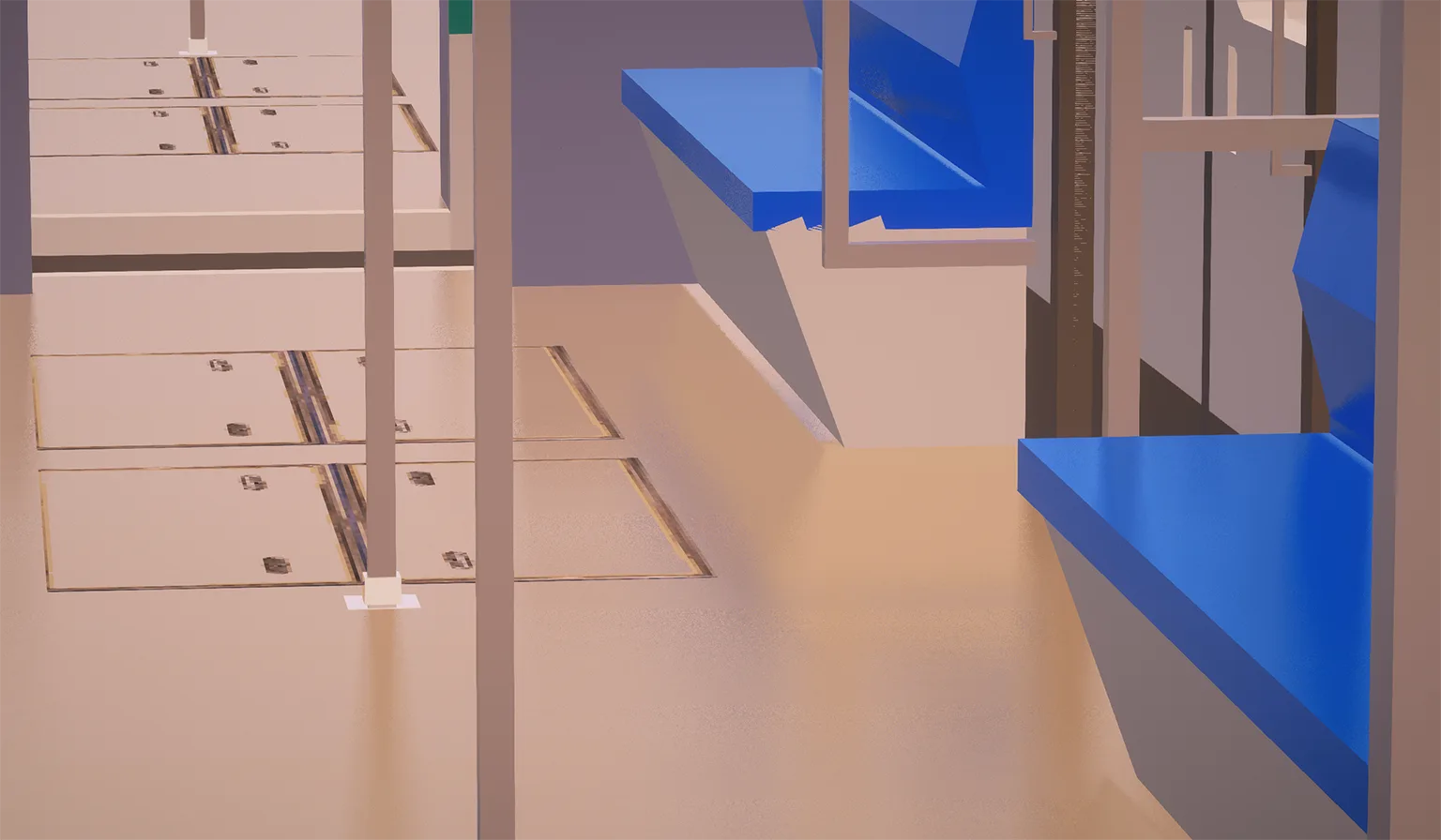 Монорельсовый поезд QKZ2 в Minecraft