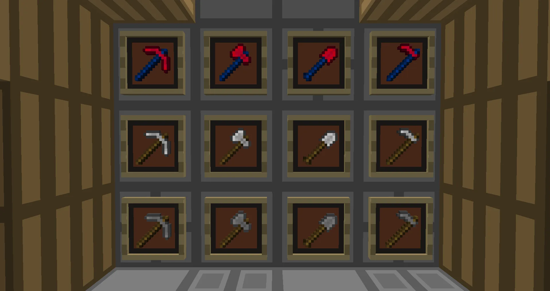 Инструменты в ресурс-паке Red FPS