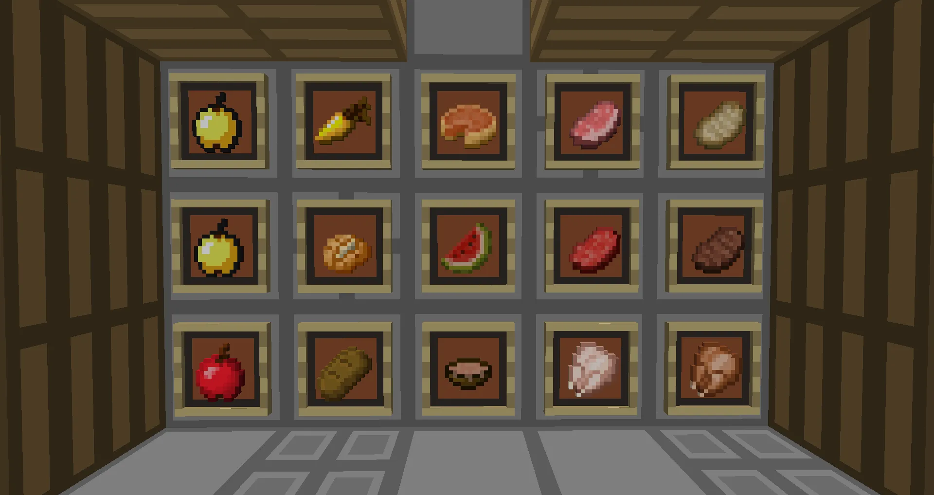 Еда в ресурс-паке Red FPS