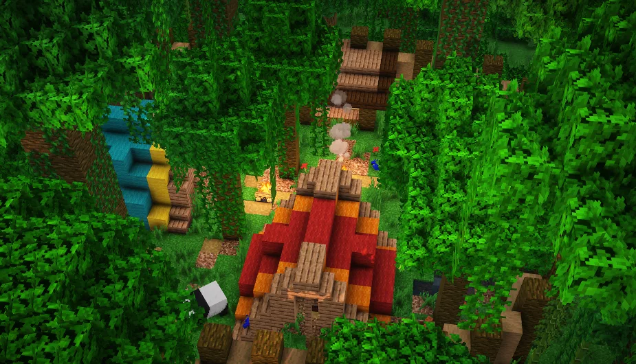 Небольшой аванпост в джунглях из проекта Trek.