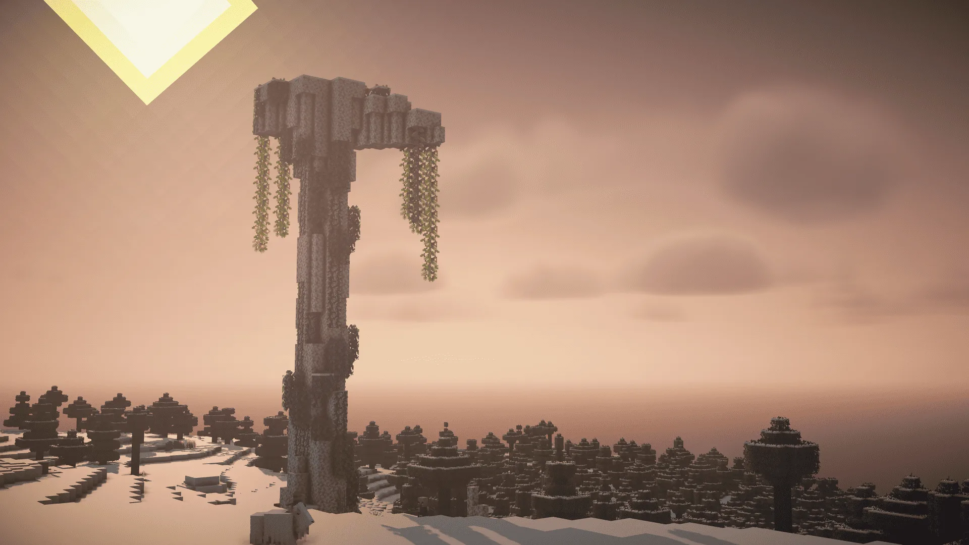 Высокая эльфийская колонна из проекта Trek.