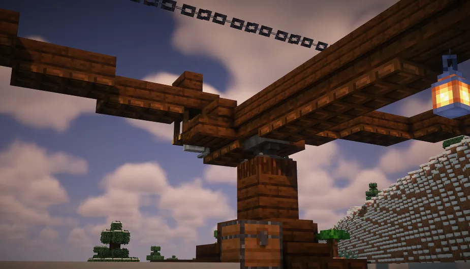 Баллиста разбойников из Minecraft.