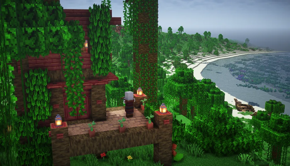 Сторожевая башня из мангрового дерева в стиле проекта Trek.