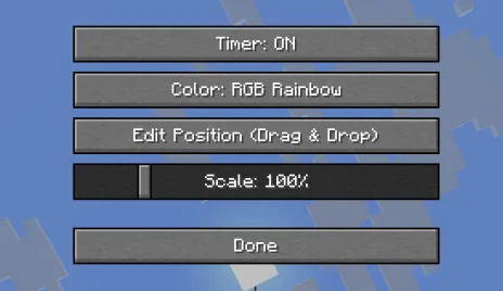 Режим RGB в моде Timer / Stopwatch