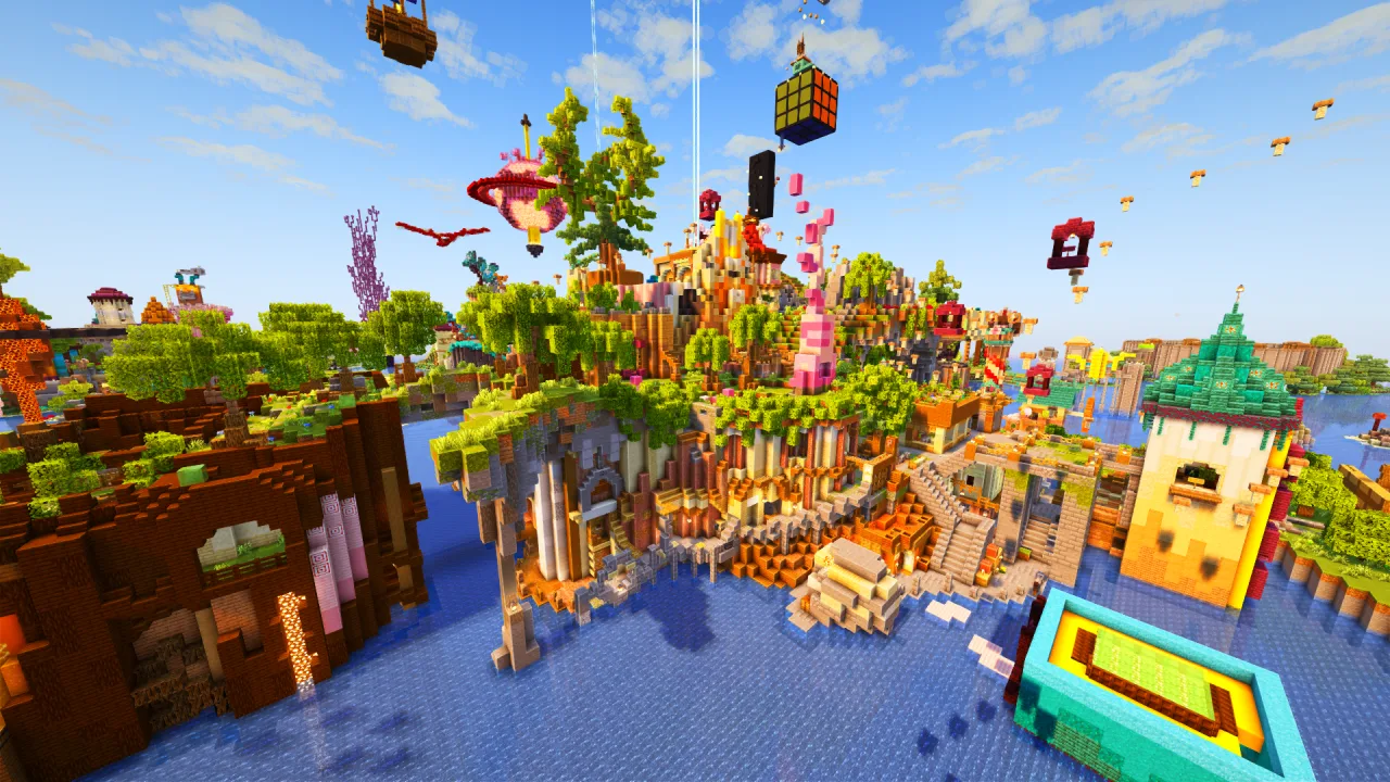 Шейдеры Aurora на выживающем строительстве.