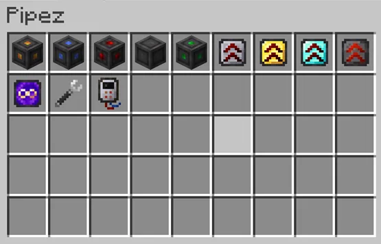 Все виды труб в ресурс-паке Pipez - Recreated