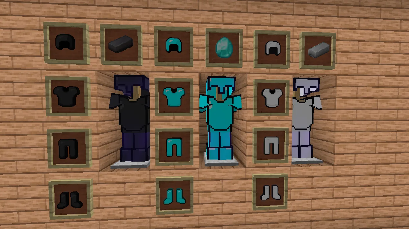 Набор стандартной брони сервера Arkhalis PvP.