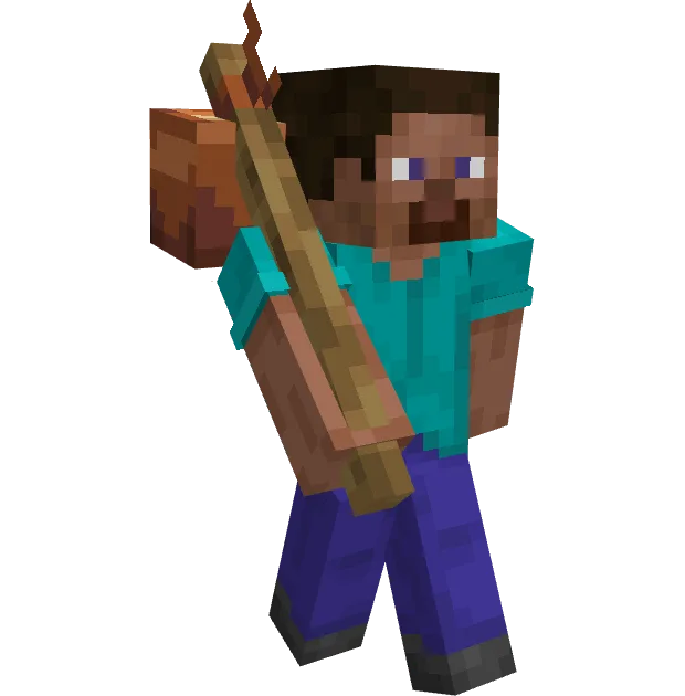 Стив с бандлом из ресурс-пака Bindle Bundle