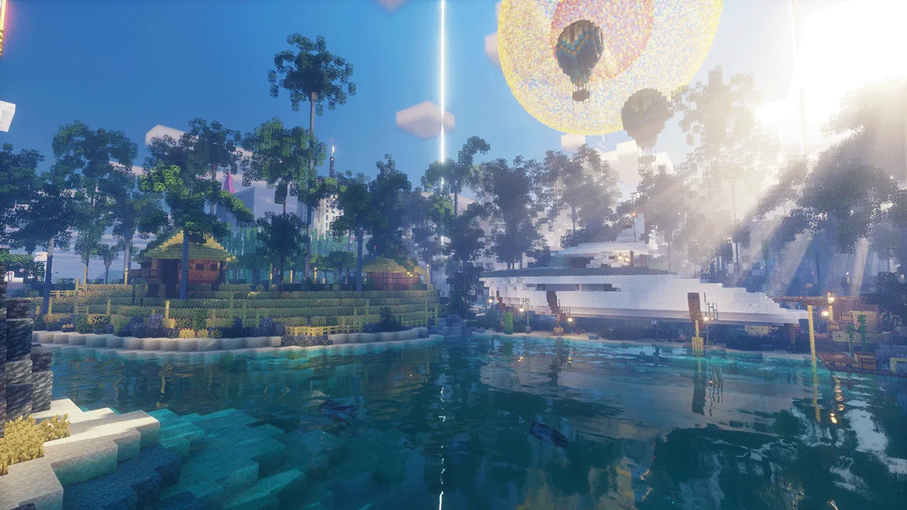 Escheridia: лучи солнца днем