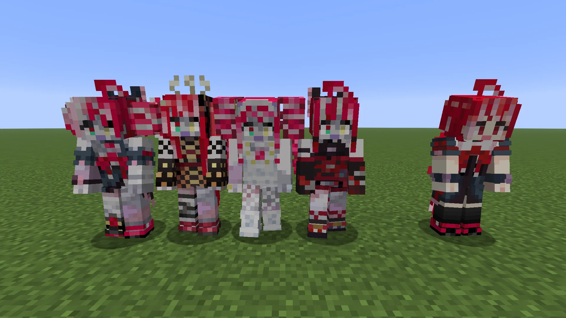 Варианты именных бирок для скина Fresh Kureiji Ollie в моде AL's Zombies Revamped.