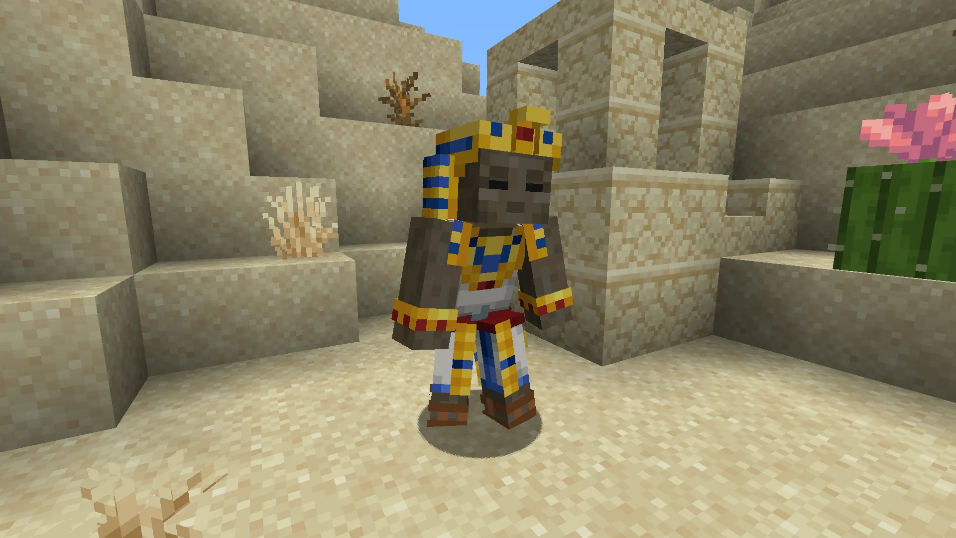 Скриншот фараона-хаска из мода AL's Zombies Revamped с анимациями Fresh Animations.