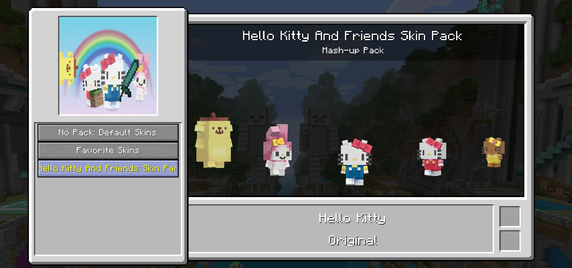 Экран выбора персонажей в проекте Baby Kitty And Friends.