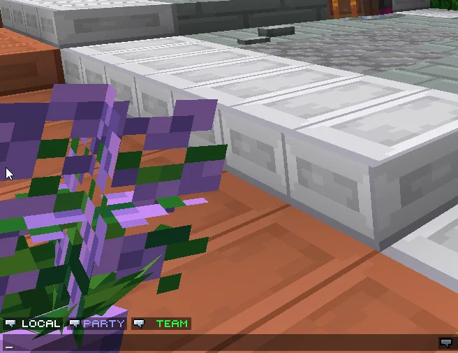 Интерфейс выбора канала чата в проекте Island Utils.