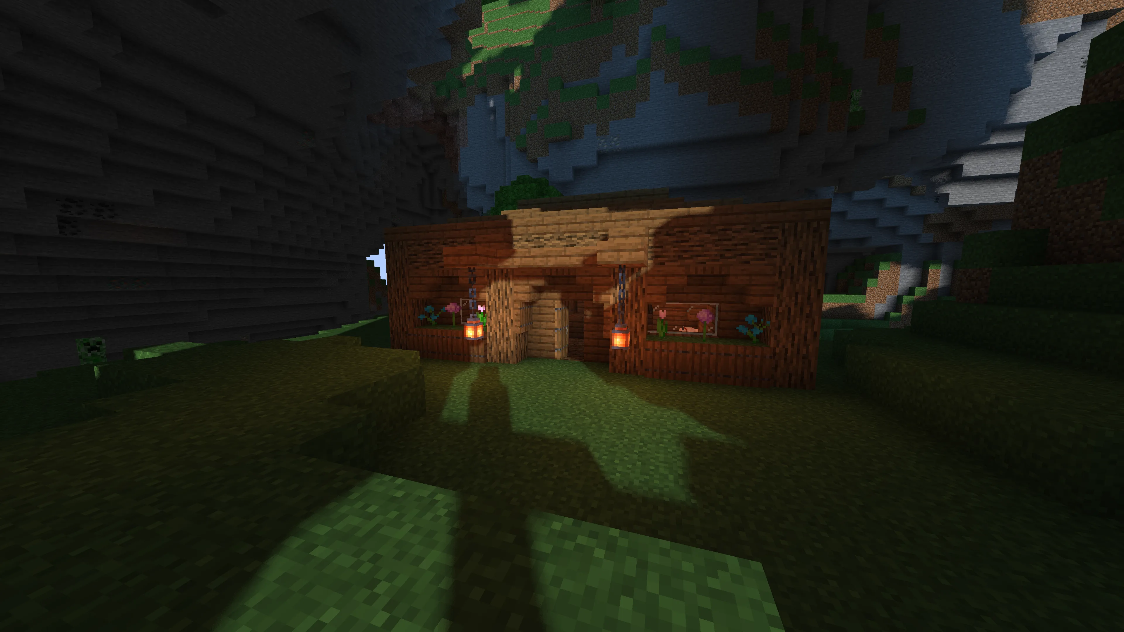 Уютный дом с шейдером SillyWankerShader.