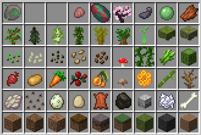 Добыча органической жеоды в Minecraft