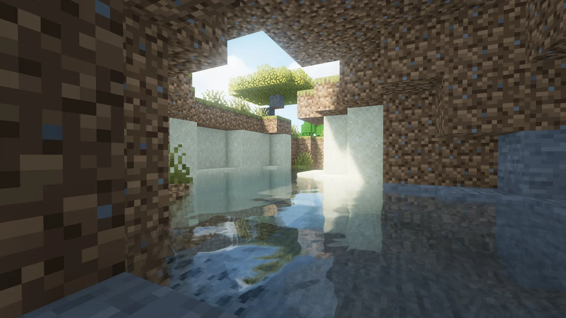 Секретное место в Minecraft.