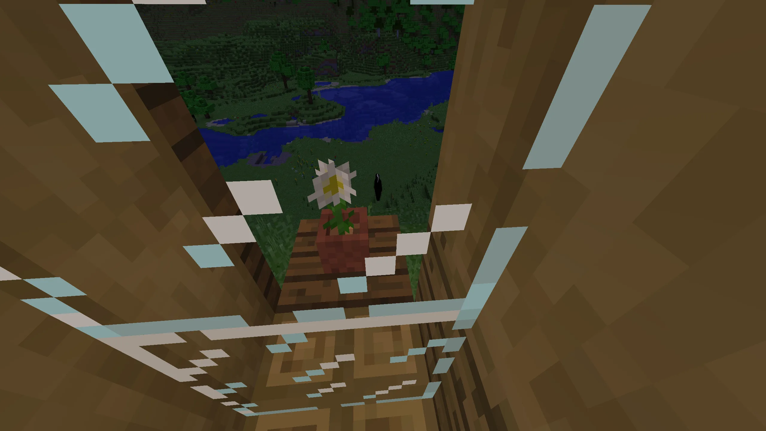 Вид из окна в ресурс-паке The Broken Code