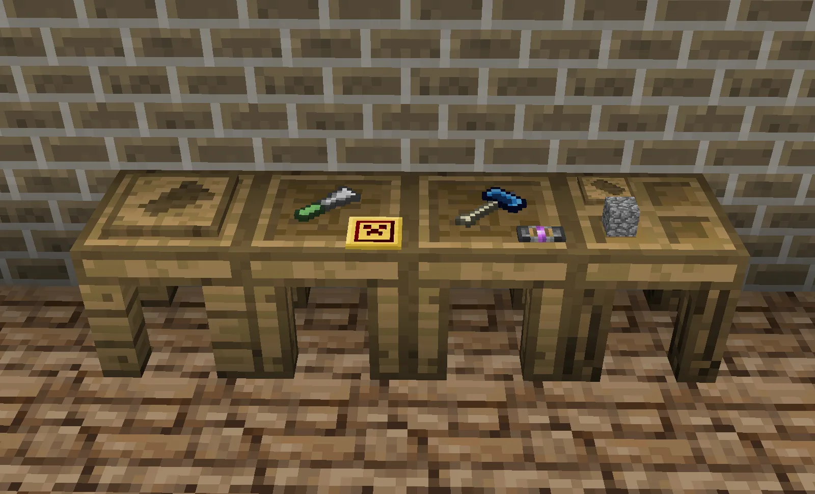 Модификация зубила и молота на верстаках из Tinkers' Complement