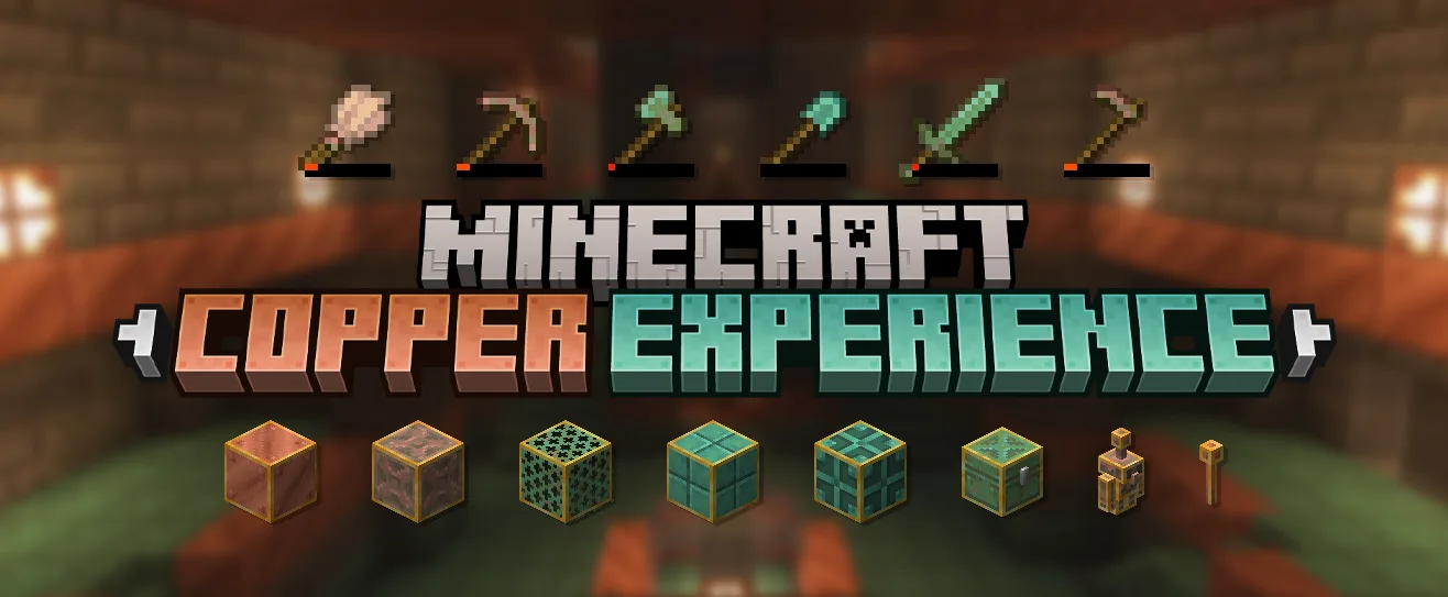 Логотип ресурс-пака Copper Experience+