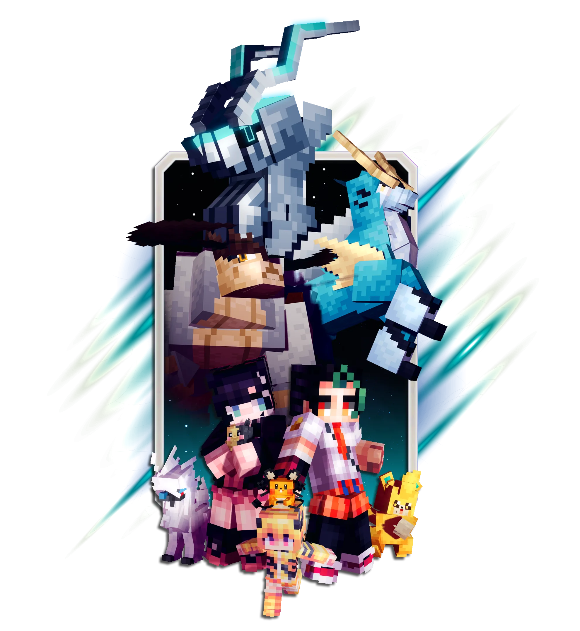 Покемон из мода MissingMons для Cobblemon.