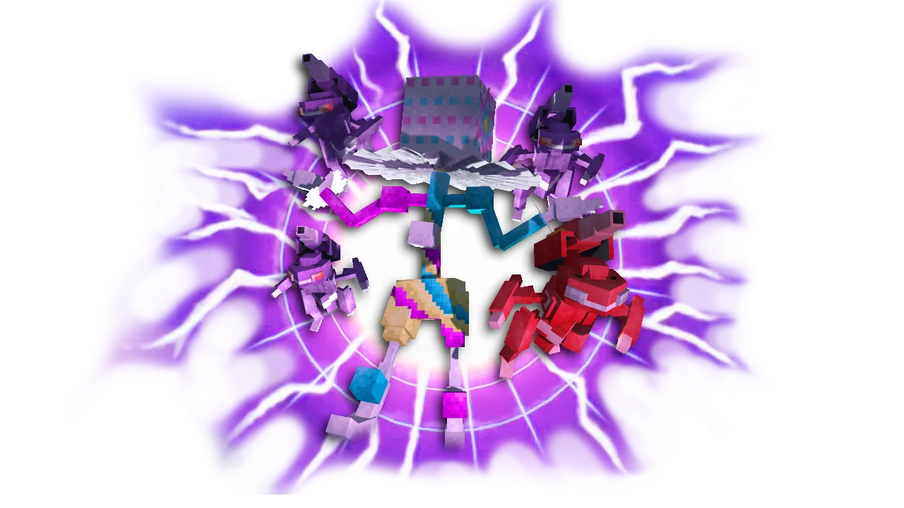 Мод MissingMons для Cobblemon: покемон в биоме игры.