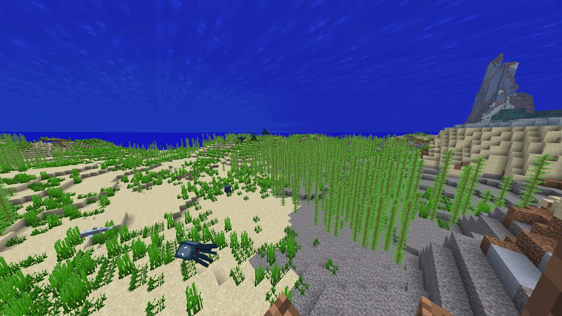 Прозрачная вода в ресурс-паке UHC Essentials