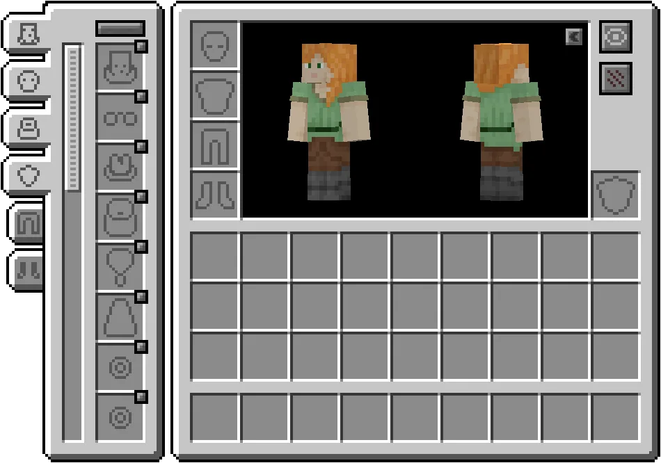 Рендер пользовательского интерфейса мода Accessories.