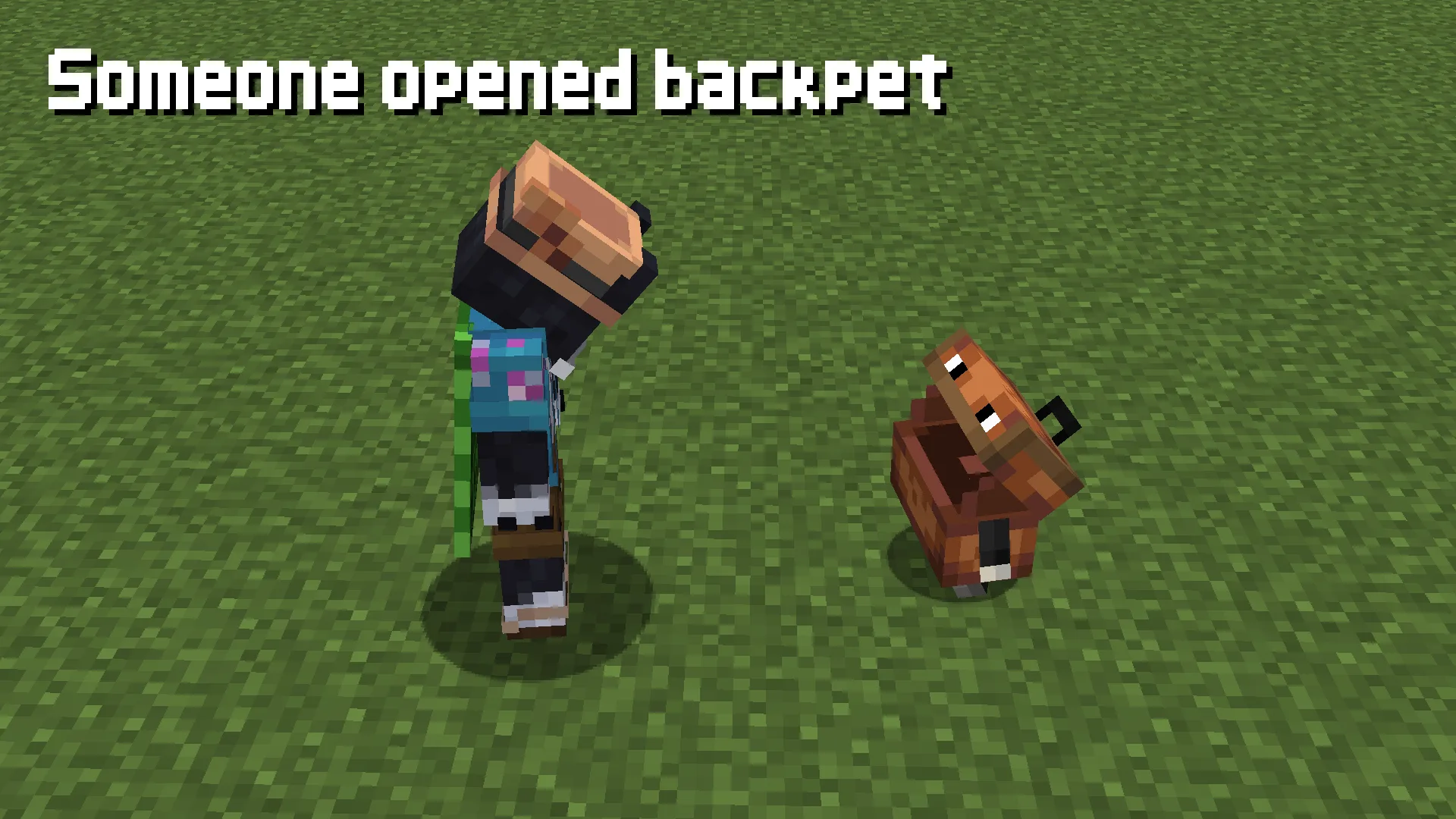 Открытый рюкзак-питомец из мода Backpets