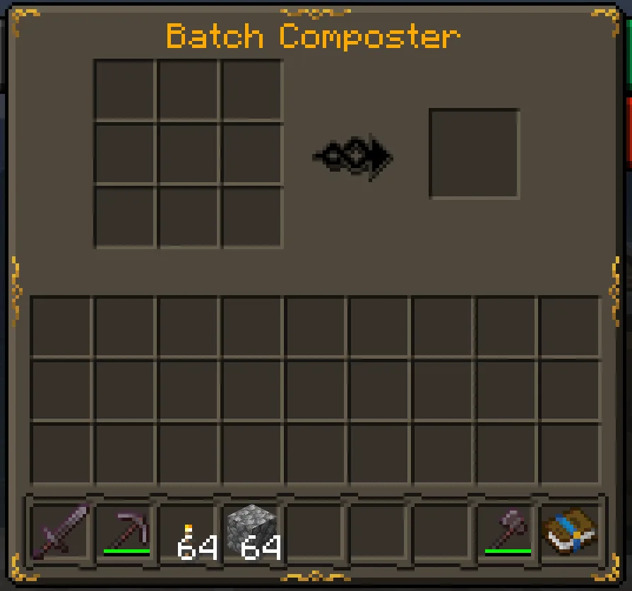 Интерфейс Batch Composter в стиле Stoneborn