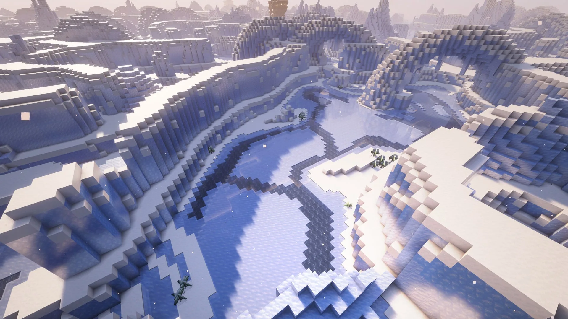 Ледяной лабиринт из мода Aquamirae.