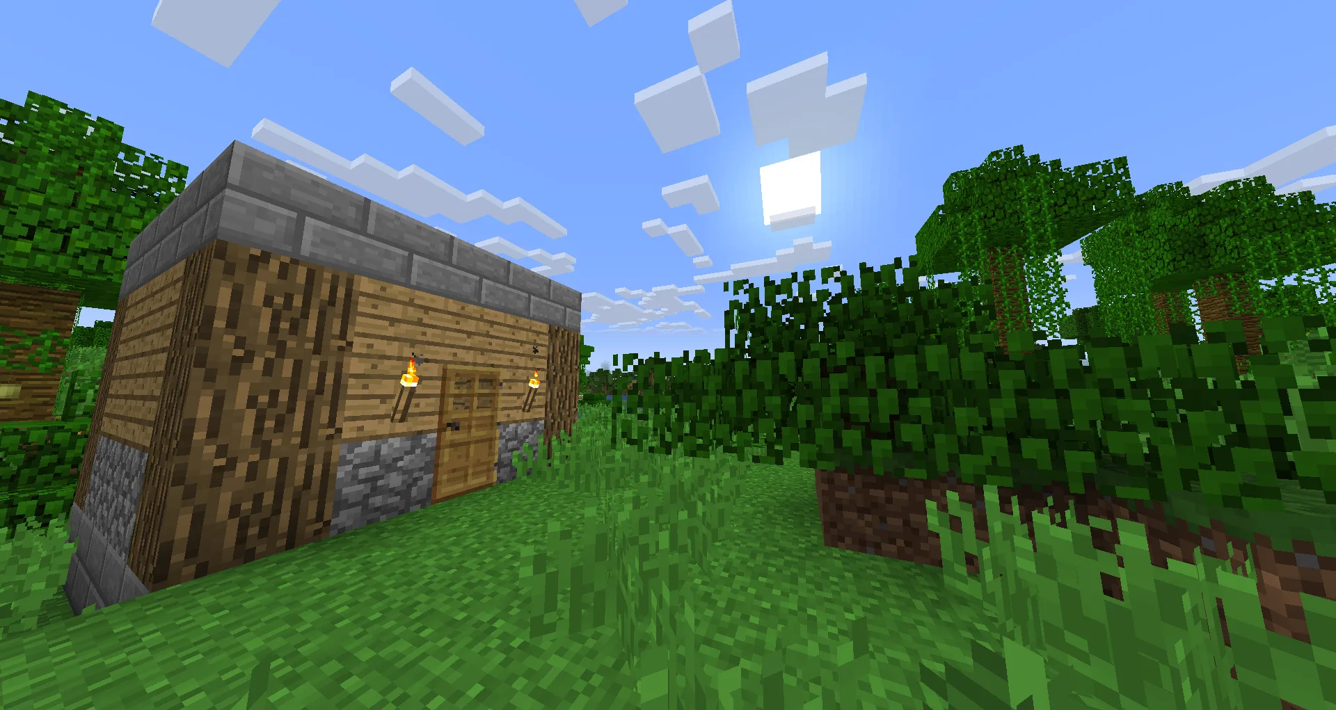 Legacy Console Edition Shaders без шейдеров.