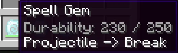 Записанный магический кристалл из мода Ars Artifice