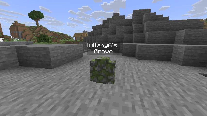 Обновленный вид могилы в моде Graves