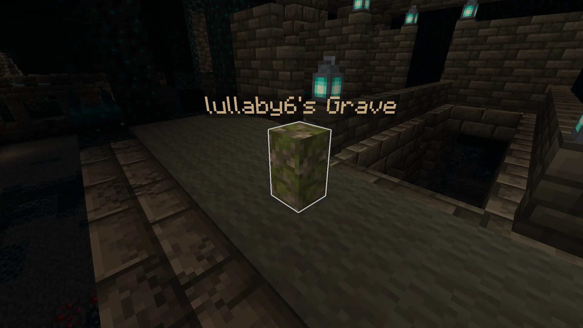 Блок могилы из мода Graves