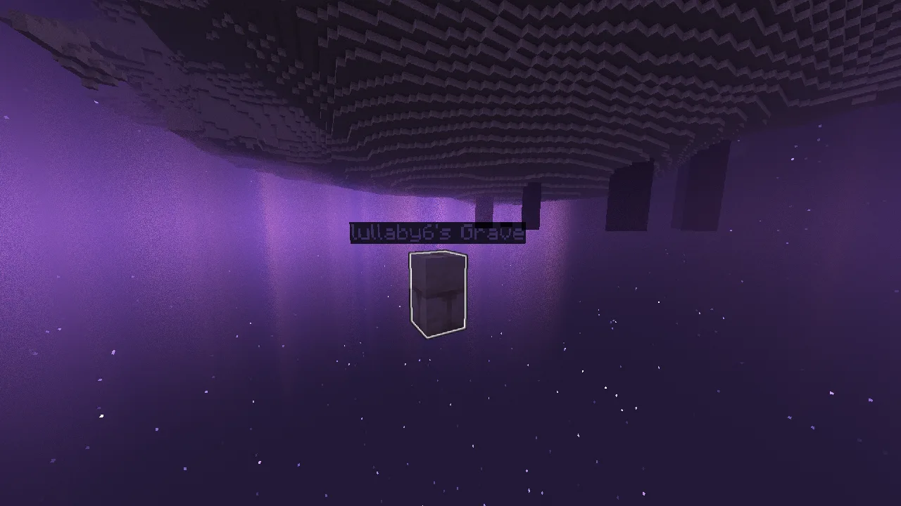 Могила в пустоте Энда из мода Graves