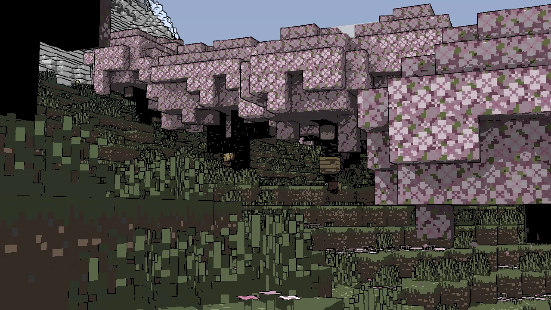 Вишневая роща с шейдерами Lethal.