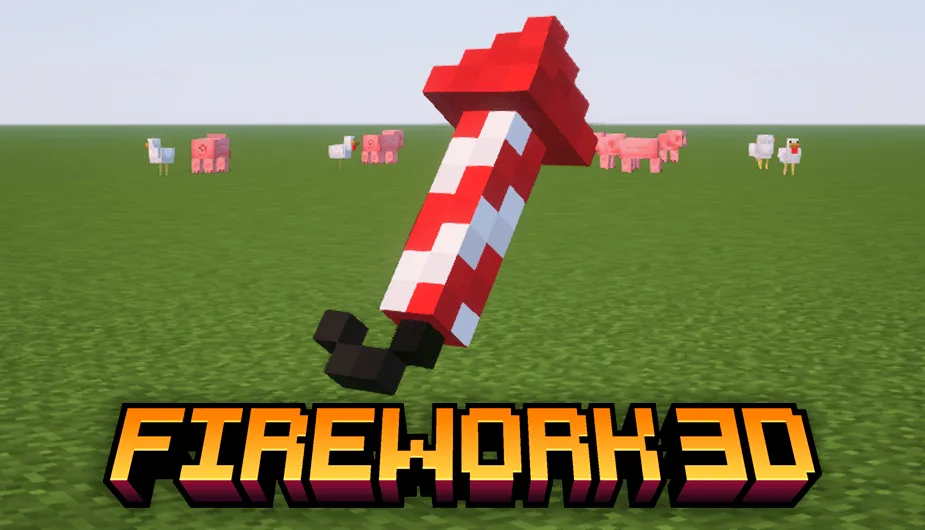 3D-модели фейерверков в Minecraft