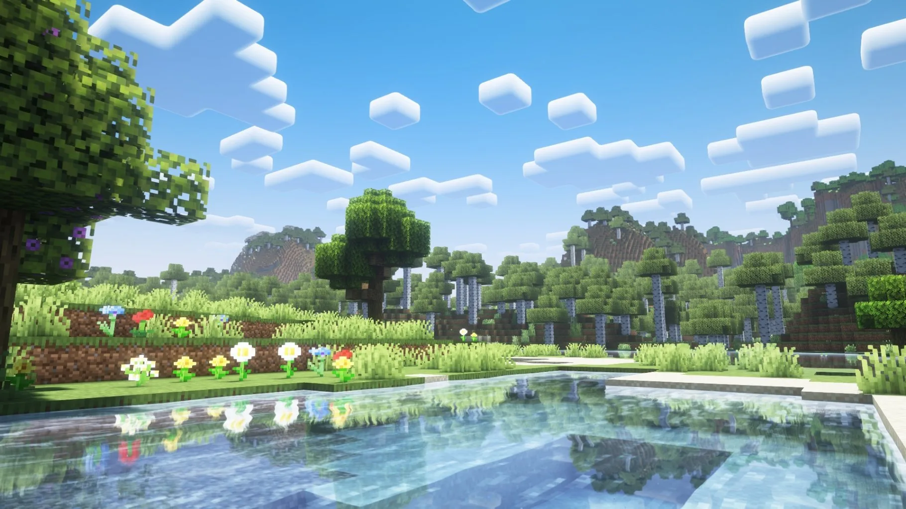 Fantasy Shaders Reimagined: Яркий дневной эмбиент.